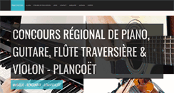Desktop Screenshot of concours-musique-plancoet.com